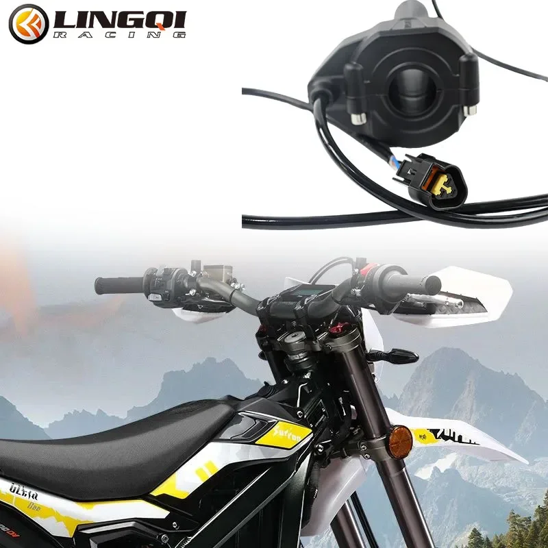 LESQUE Pit Dirt Bike 3 Pin Throttle Knob Connector Speed Control Plug For   Light Bee Ultra Bee Off-Road Parts