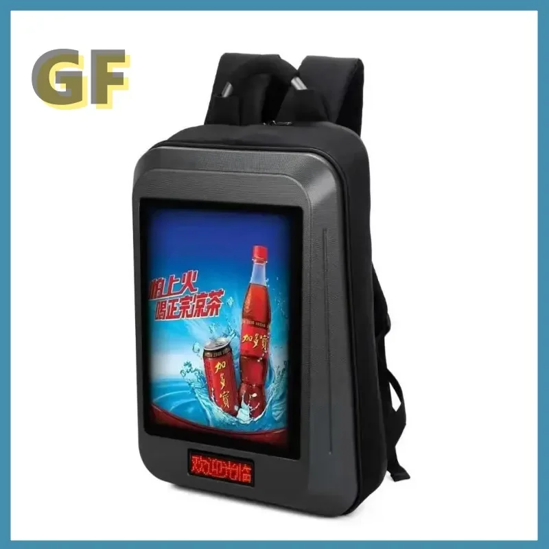 LCD advertising machine  backpack TV backpack advertising backpack  wall hanging