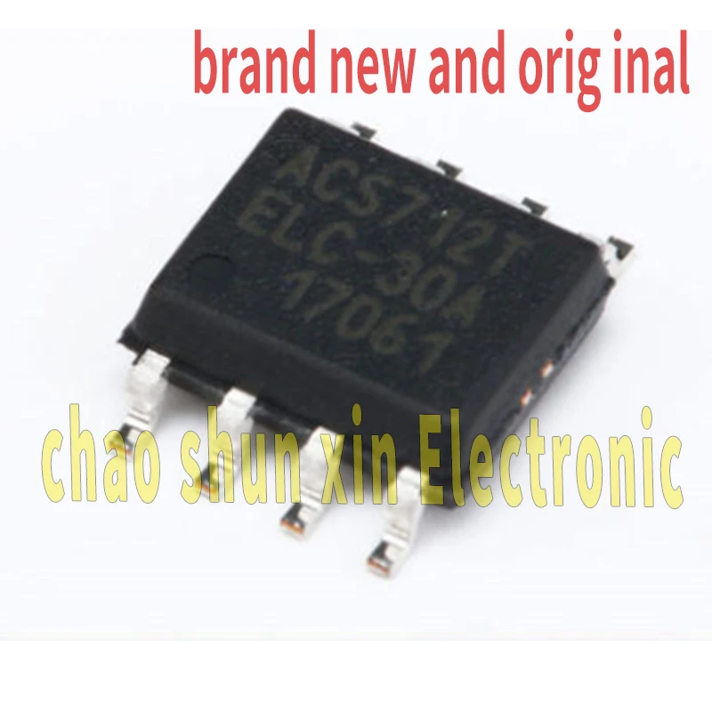 Acs712Elctr-30A-T New Original Smd Sop8 Acs712T Current Sensor Voltage Isolation