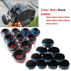 Motorcycle 28MM-58MM Stright Foam Air Filter Sponge Cleaner For Motorcycle 2-Stroke Engine Pocket Bike Mini Moto Scooter Mower
