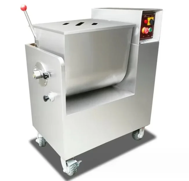 Food Grade 304 Stainless Steel Sausage Used Meat Mixer Meat Mixed Processing Industrial Vacuum Minced Meat Mixer Hamburg