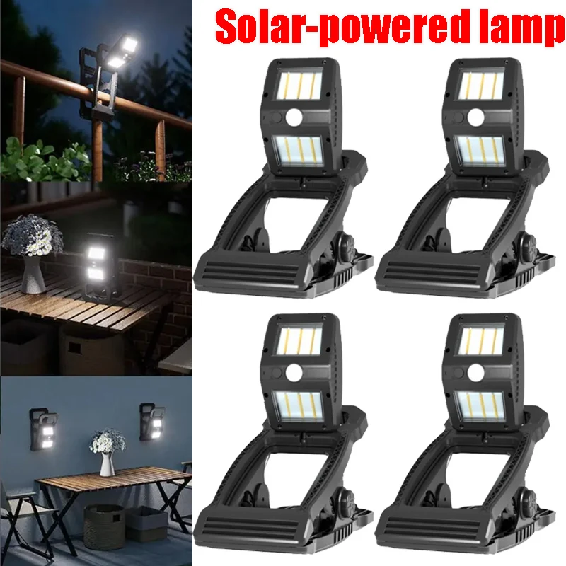 

Датчик движения на солнечной энергии для наружного использования на 360° ° Регулируемая яркость для кемпинговых мастерских и садового освещения