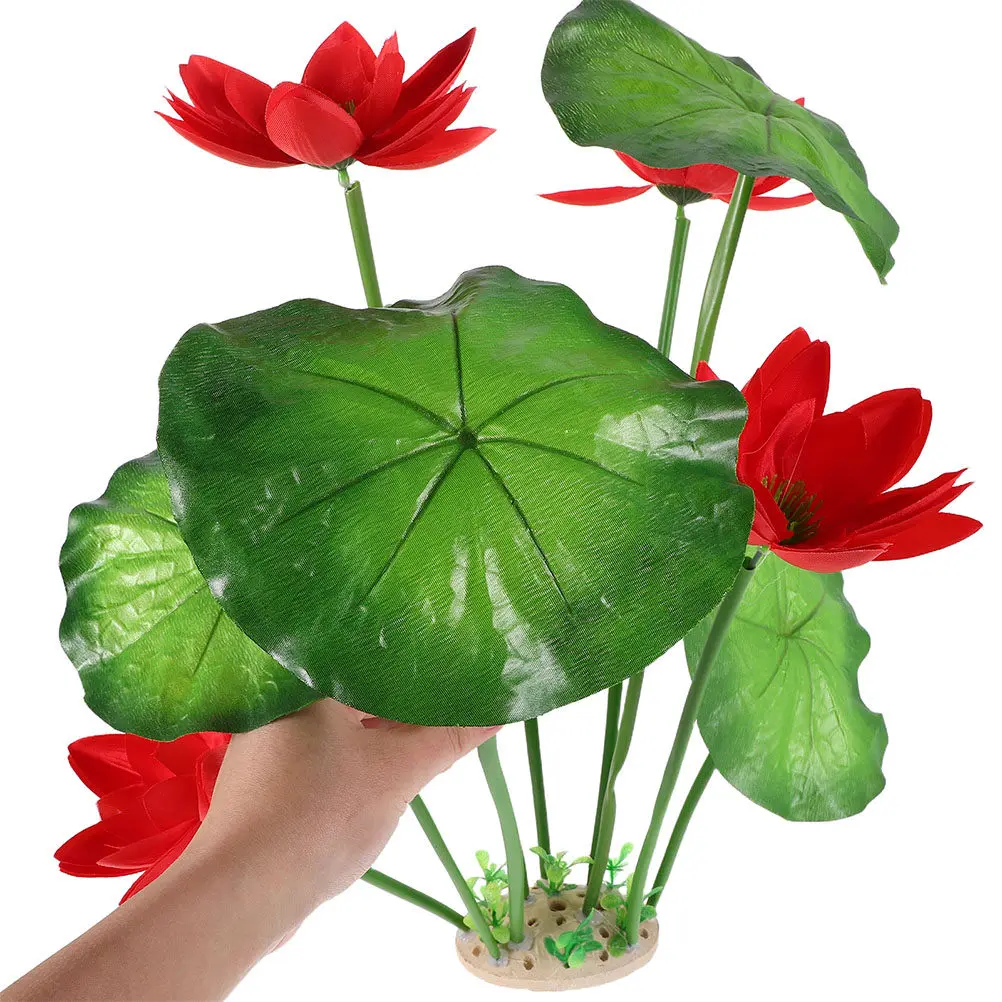 

2 шт. реалистичных искусственных растений для аквариума, пластиковая водная трава для декора аквариума, живописная акваскейпинг-флора, безопасная и прочная