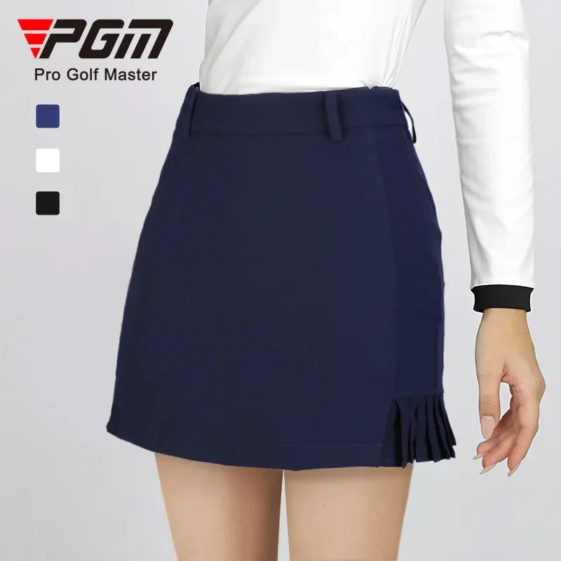 PGM New Golf Short Skirt Summer Women\'s Dress Pleated Skirt Back hem Soft Elastic Moisture Absorbing Quick Drying