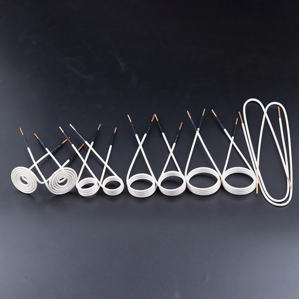 Imagem -05 - Mini Aquecedor de Indução Magnética Kit Acessórios Calor sem Chama Bobinas de Indução Faça Você Mesmo Bobina de Indução Ductor 10 Pcs