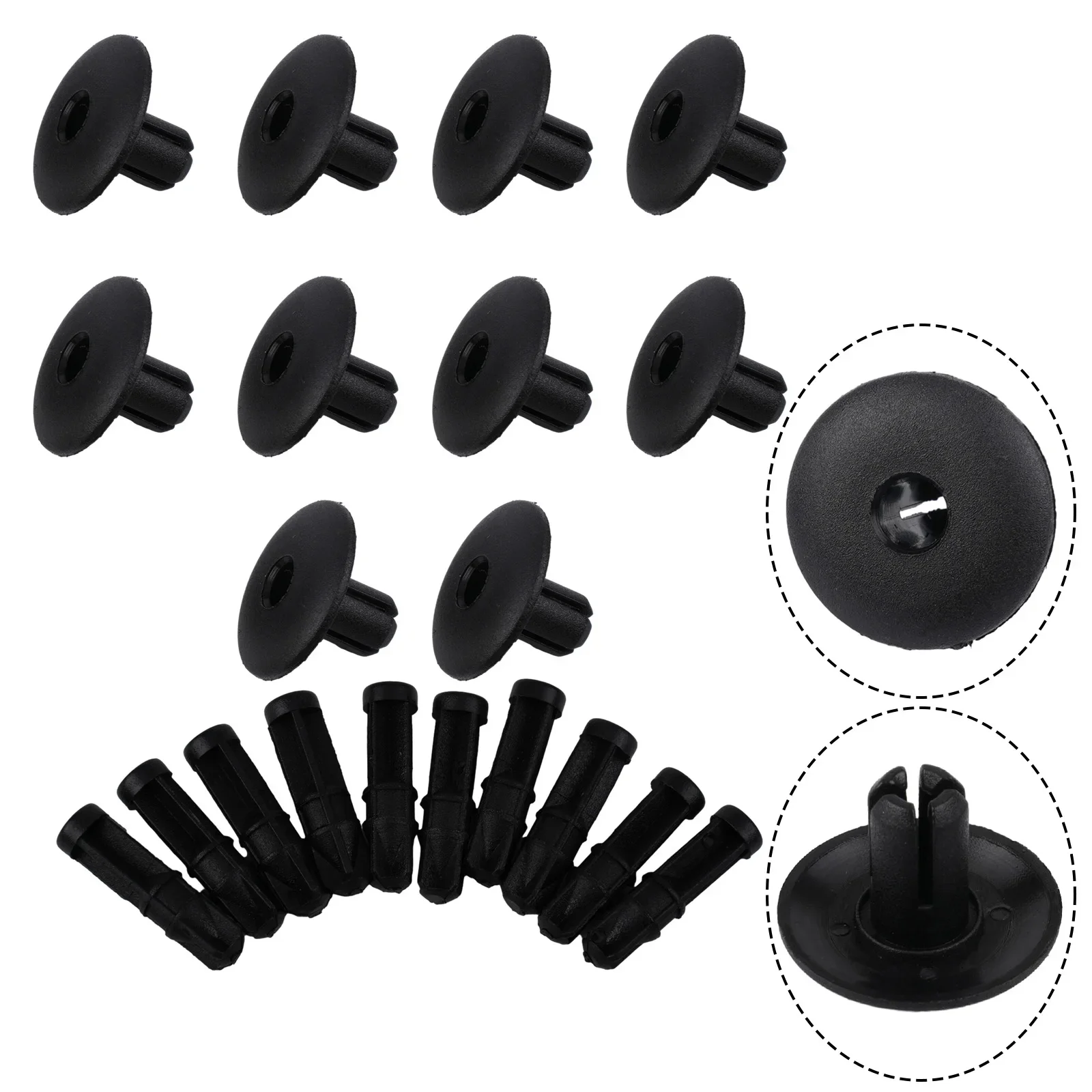 

10Pcs Car Clips For Interior Trims，wheel Arch Linings, Grilles Underbody Shields For Q3 Q5 Q7 A4 A5 A8 Panel Clip Accessories