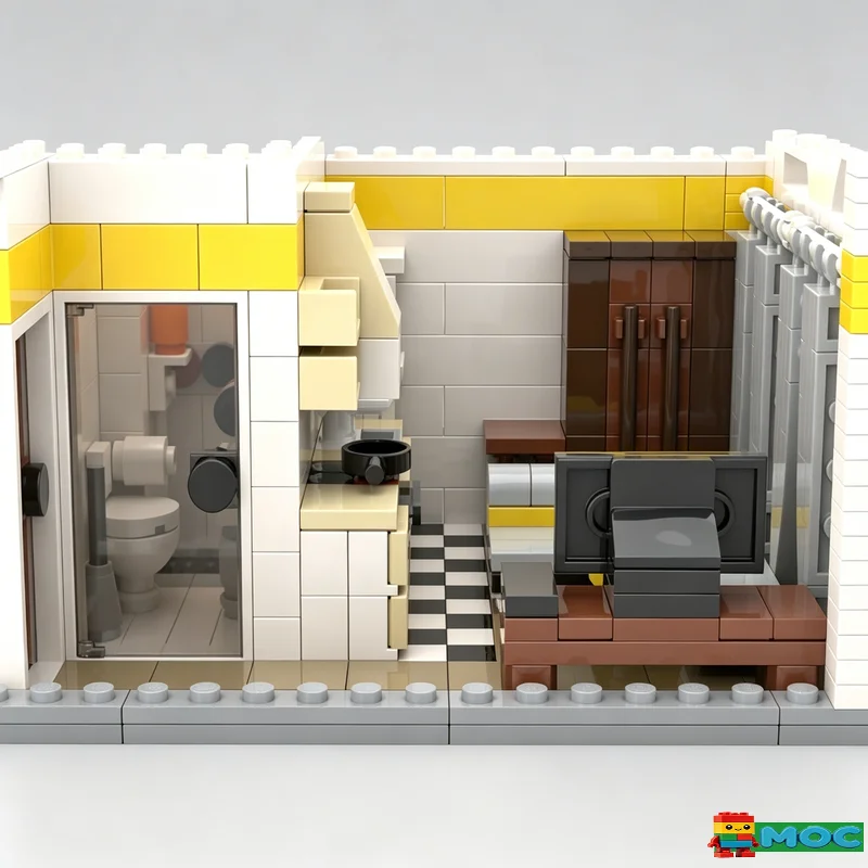 2587PCS European Style Sunflower Florist Shop Modular Building MOC Architecture Bricks Assembly Toy For Collection Birthday Gift