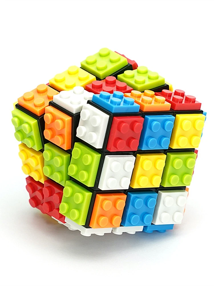 Diy Kubus, bouwstenen Kubus 3X3X3 Puzzel Kubus 3X3 Afneembare Professionele Magische Kubus 3X3 blokken Kubus Educatief Speelgoed Geschenken Diy Cube