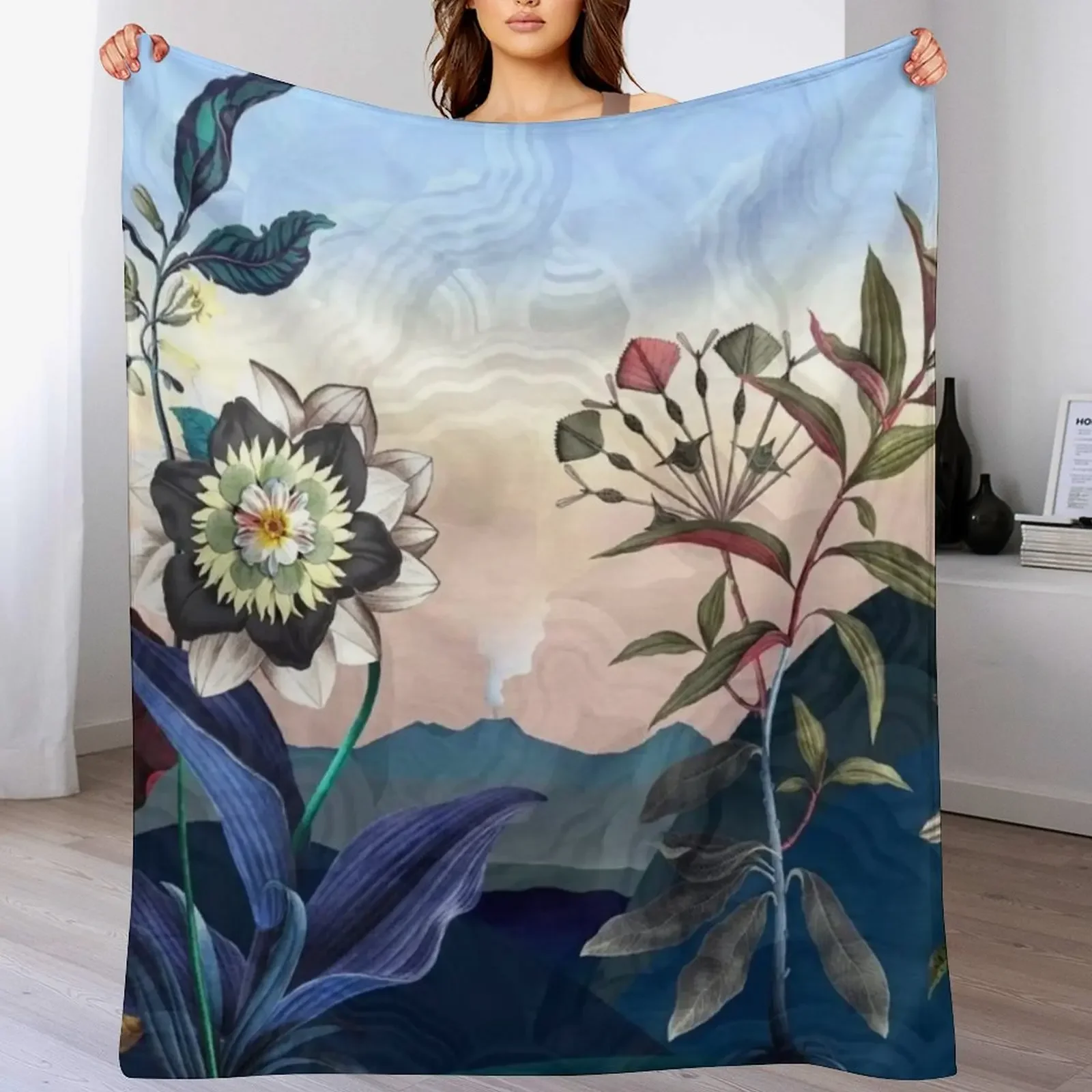 

Christian Lacroix Colorful Throw Blanket Plaid on the sofa Sofas Blankets For Bed Vintage Blankets