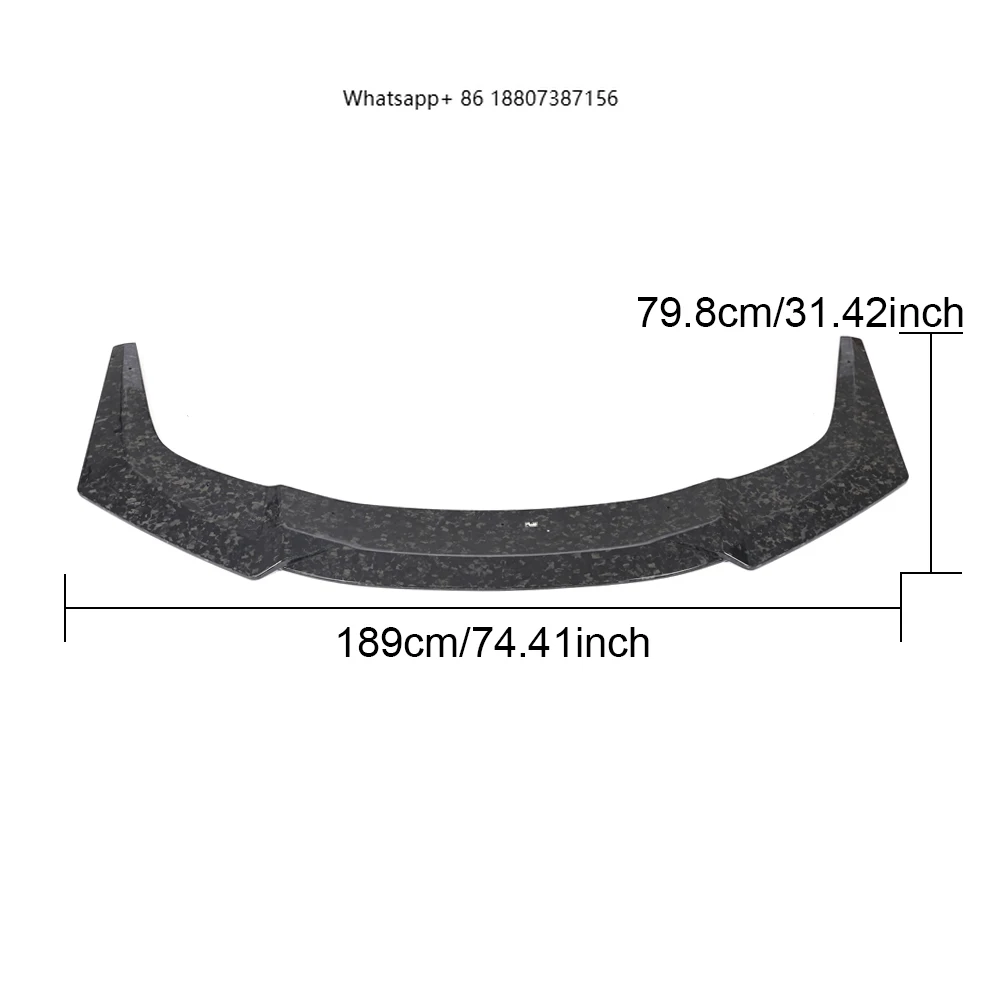 

Dry Carbon Fiber Front Bumper Lip forLamborghini Huracan LP600 LP610 Coupe 2-Door 2014-2016