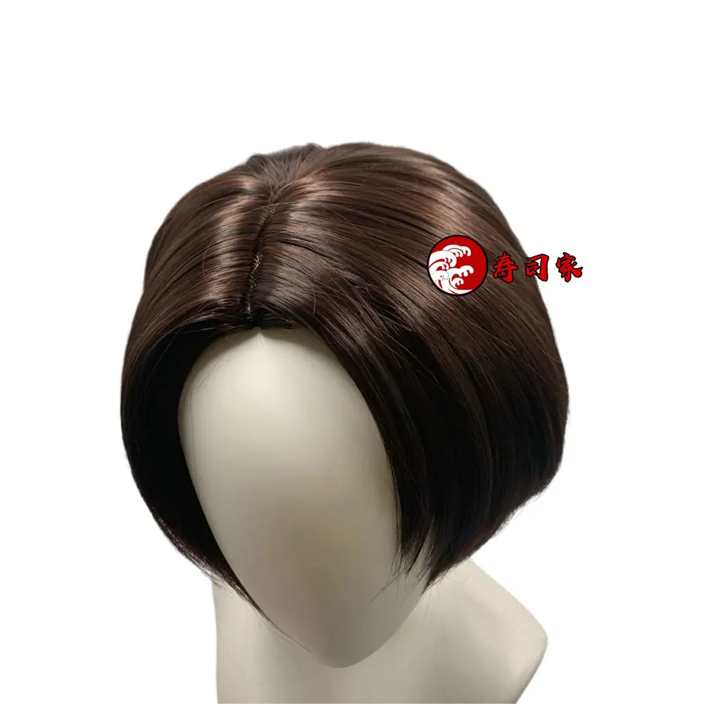 Spiel Limbus Company Heathcliff Cosplay Perücke Braun Kurze Haare Männer Anime Halloween Party Karneval Rolle Spielen Requisiten Synthetische Perücken