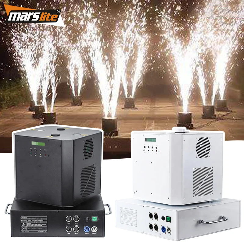 

1300W Dual Head Rotation Cold Spark Machine Wedding Fireworks Flame Sparkuler Machine