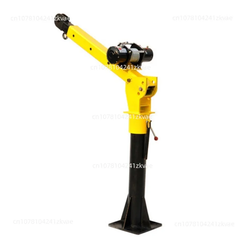 Small vehicle-mounted cantilever crane, truck-mounted crane, winch crane, mobile lifting and loading and unloading artifact