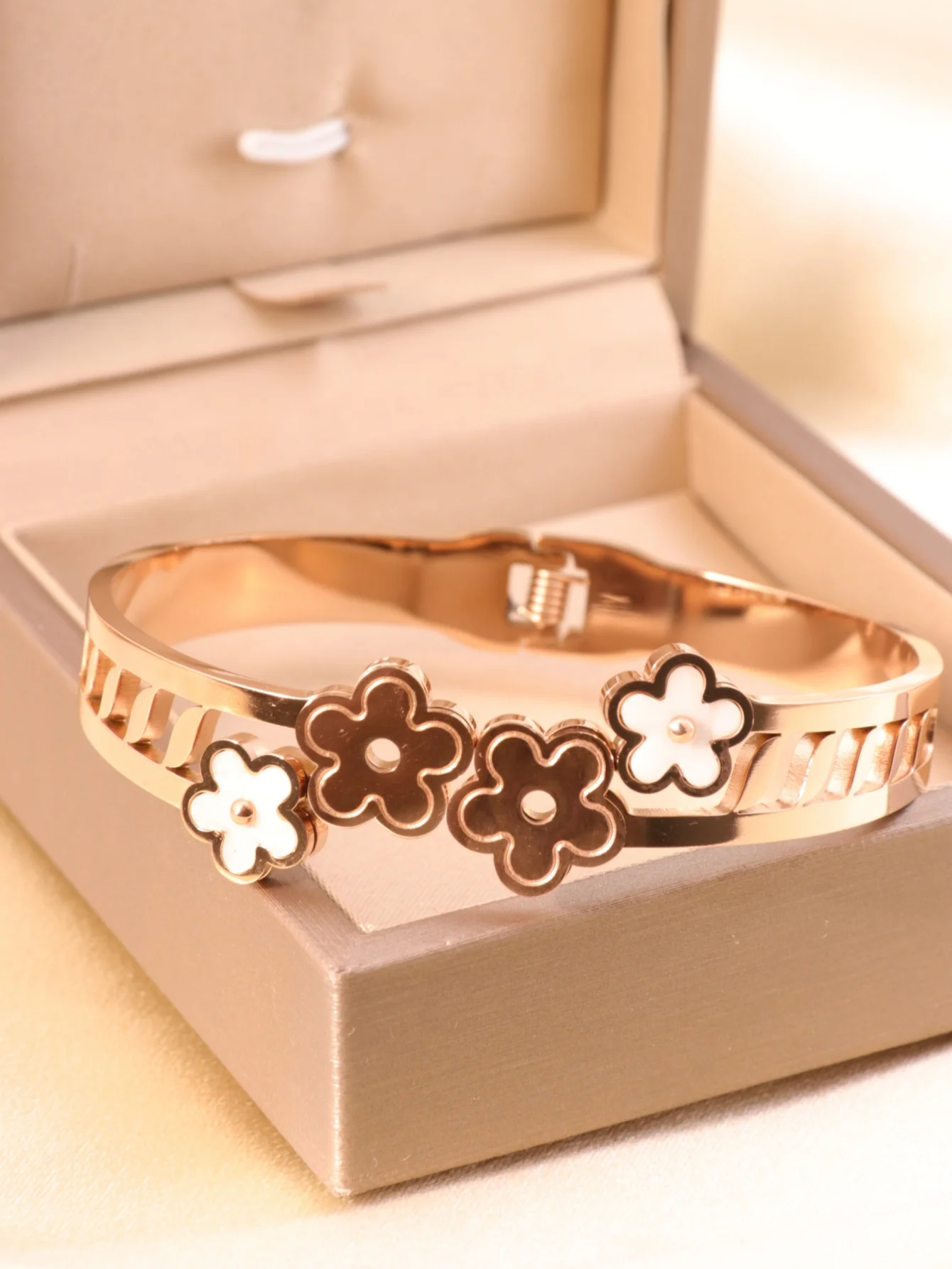 A Titanium steel fashion women\'s bangle