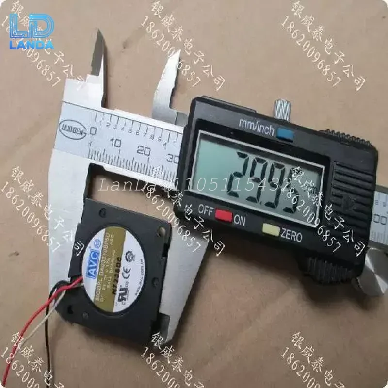 New AVC BA03010B05U 5V Temperature-Controlled Turbine Blower Fan for 3010 3cm Double Ball Bearing Cooling