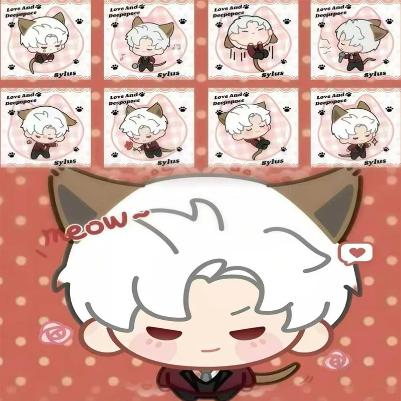 ラブ アンド ディープスペース キュート ペット スタンプ カード 55x70mm ゴールド フォイル チビ スタイル 140 デザイン コレクターズ エディション