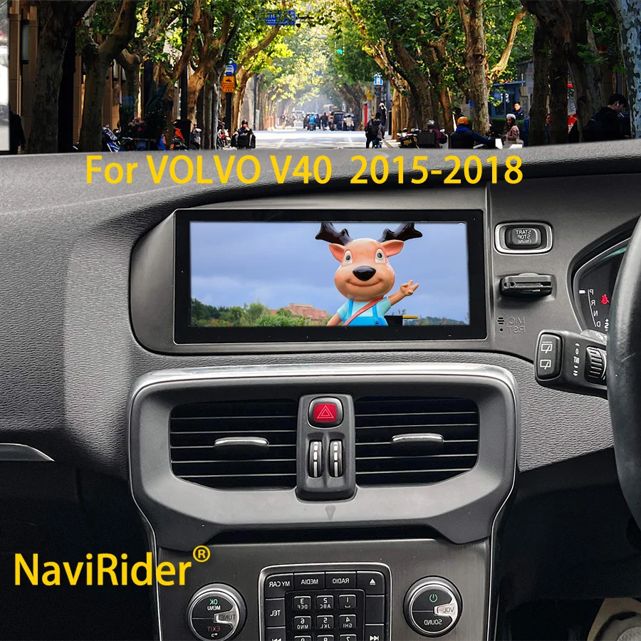 

8,8-дюймовый QLED-экран, 256 ГБ, Android, 2DIN автомагнитола с GPS-навигацией, CarPlay, мультимедийный видеоплеер для VOLVO V40 2015-2018