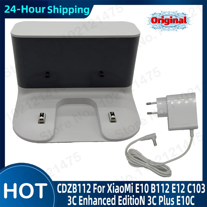 CDZB112 Charger Dock Charging For XiaoMi E10 B112 E12 C103 3C Enhanced EditioN 3C Plus E10C Robot Vacuum Docking Station Parts