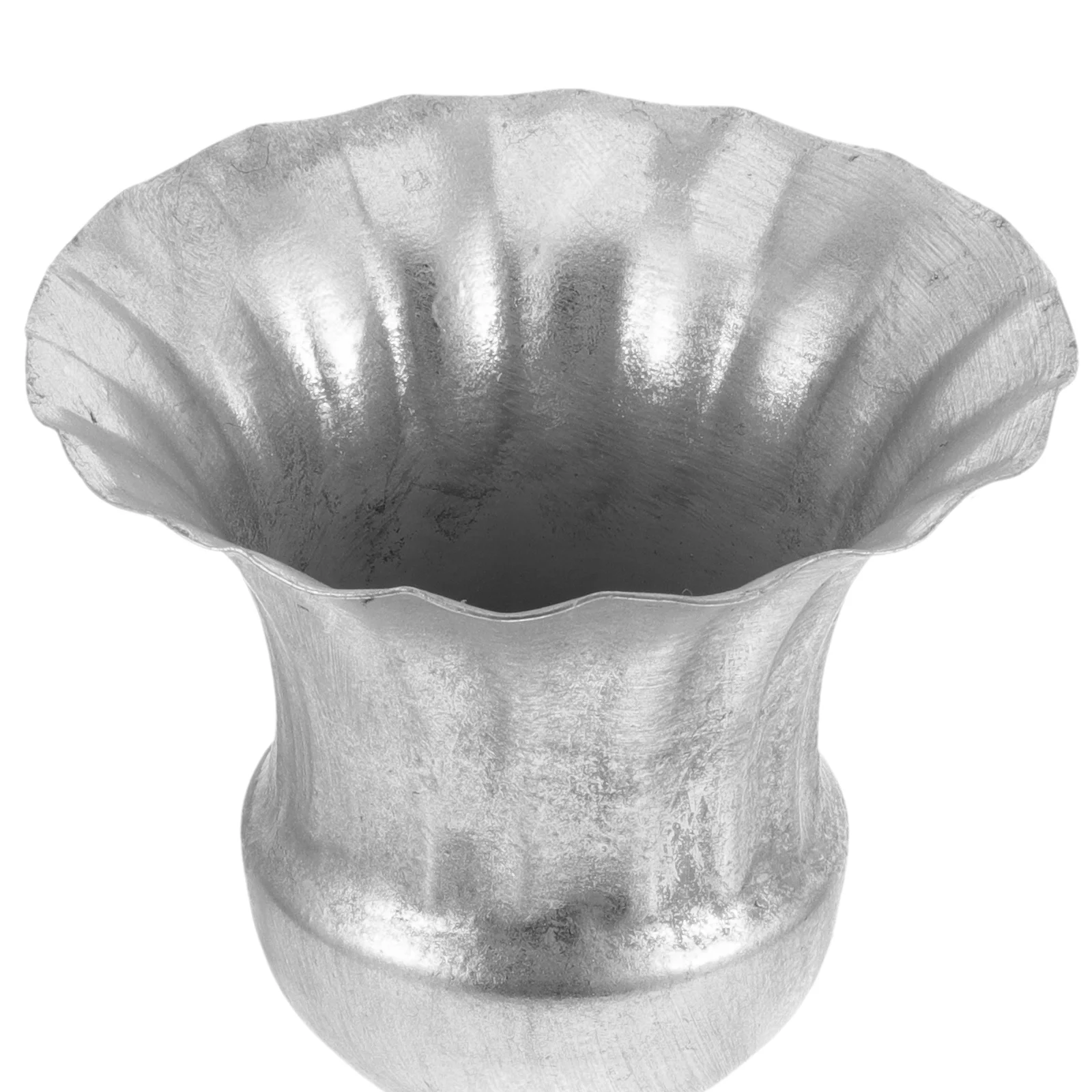 

Vintage Iron Flower Vase Small Metal Decorative Vase For Home Bedroom Table Window Sill Stable Base For Flowers Decor