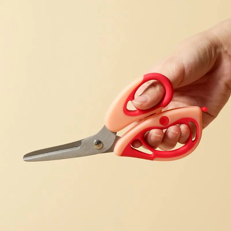 

Stainless steel complementary food scissors, mother and baby products, multi-functional baby food scissors, portable household f