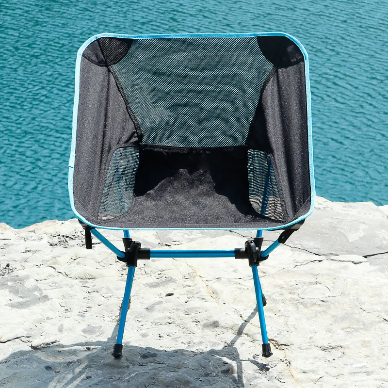 

Dropshipping Collapsible Moon Chair Fishing Camping Stool Folding Extended Hiking Seat Garden Ultralight Office Furniture