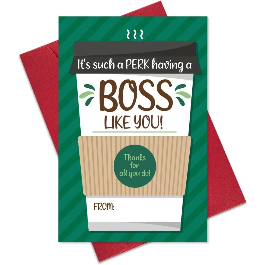 مضحك بوس بطاقة يوم هدايا للرئيس النساء الرجال لطيف بوس بطاقة يوم له بطاقة عيد ميلاد رئيسها بوس بطاقة تقدير بوس f #1
