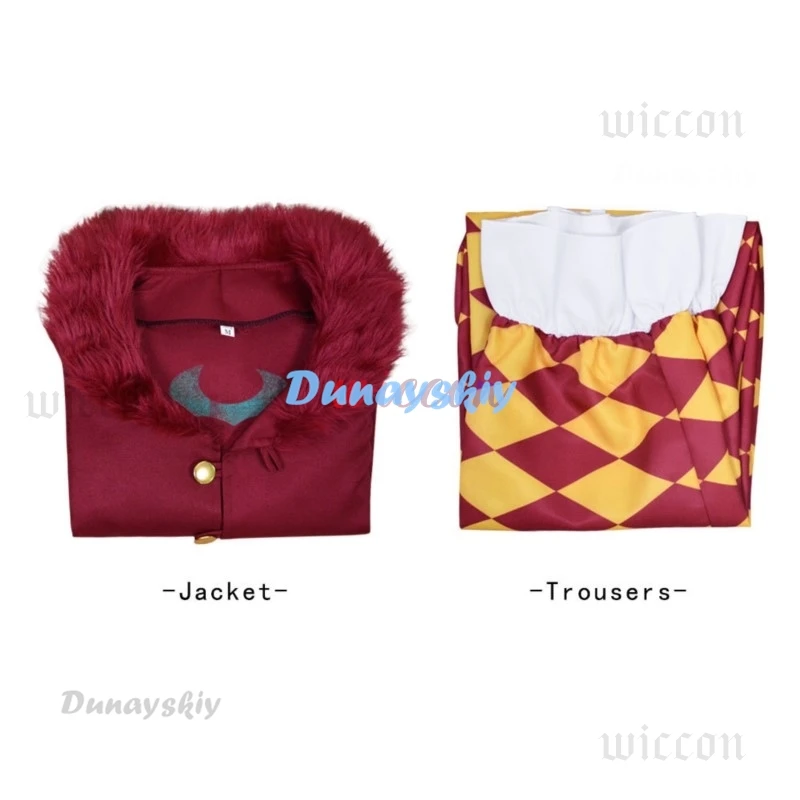 اليابان تأثيري Blox الفاكهة بارتولوميو تأثيري حلي مهرج الأخضر شعر مستعار باري باري لا مي أزياء الهالوين للرجال حفلة ACGN #6