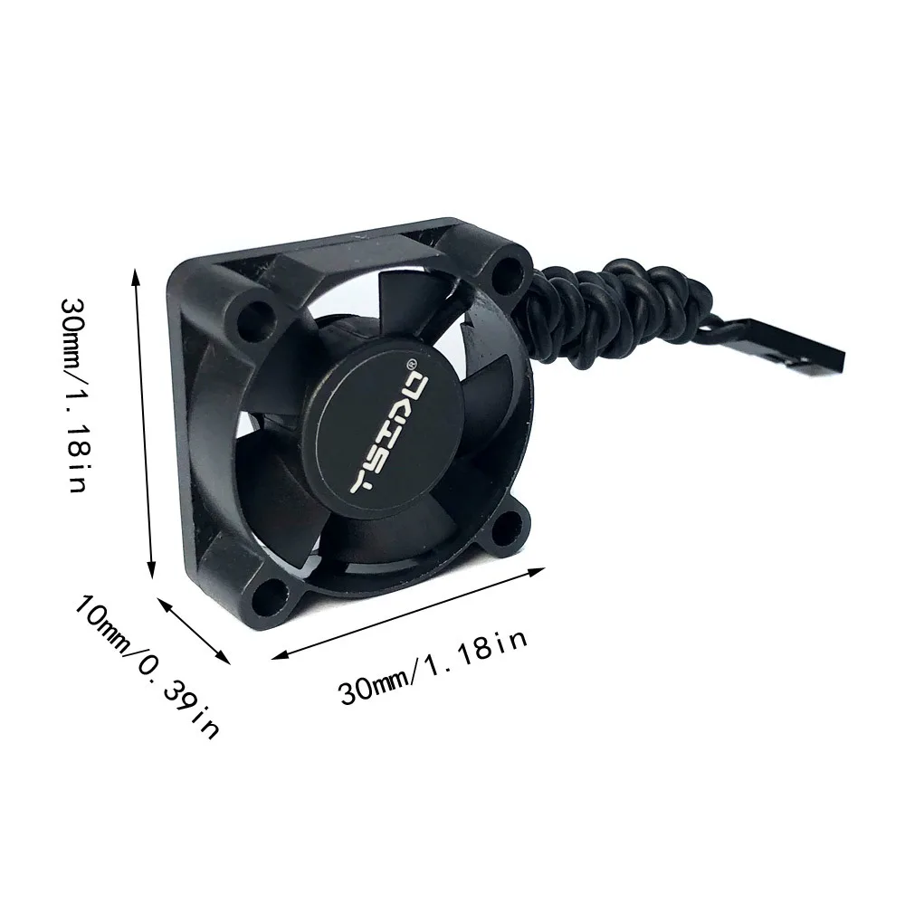 YSIDO 2 Buah 3010 3510 4010 Kipas Pendingin Motor Mobil Remote Control Model Kecepatan Tinggi