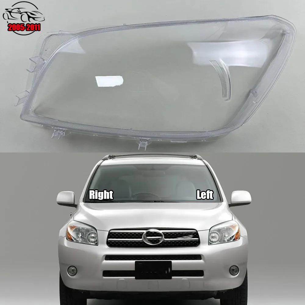 

For Toyota Rav4 2005-2008 Front Headlight Cover Shell Headlamps Lampshade Lens Glass Replace Original Lampshade Plexiglass