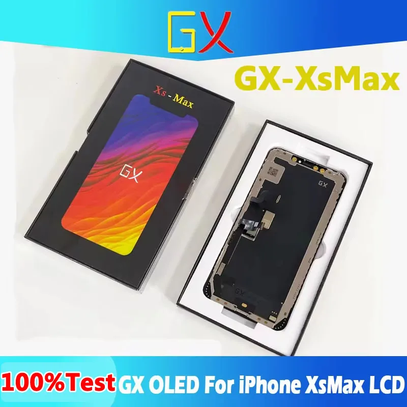 

AMOLED GX iPhone LCD For iPhone XsMax LCD Display Touch Screen Digitizer Assembly Tested No Dead Pixel Replacement LCD True tone