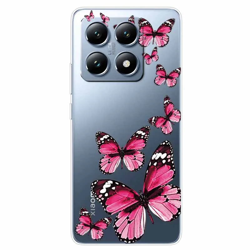 For Xiaomi 14T Pro Case 6.67'' Clear TPU Silicone Funda Capa for Xiaomi 14T Soft Covers Mi 14t 14 t 2024 Transparent Coques bag image 2