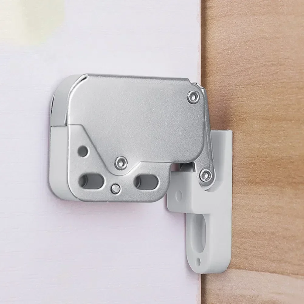 Mini Touch Latch Automatic Spring Catch For Push To Open Cupboard Wardrobe Cabinet Door Hook Lock Elephant Trunk Lock Hardware
