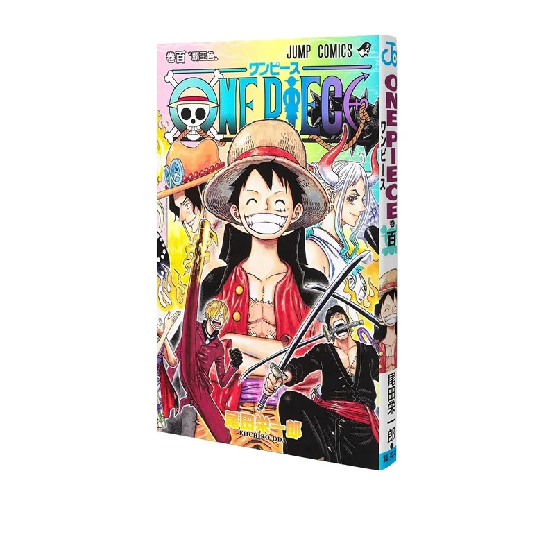 Anime One Piece Original Comic Book Luffy Vol98 to Vol105 Wano Country Ghost Island Chapter Oda Eiichiro Genuine Book Collection