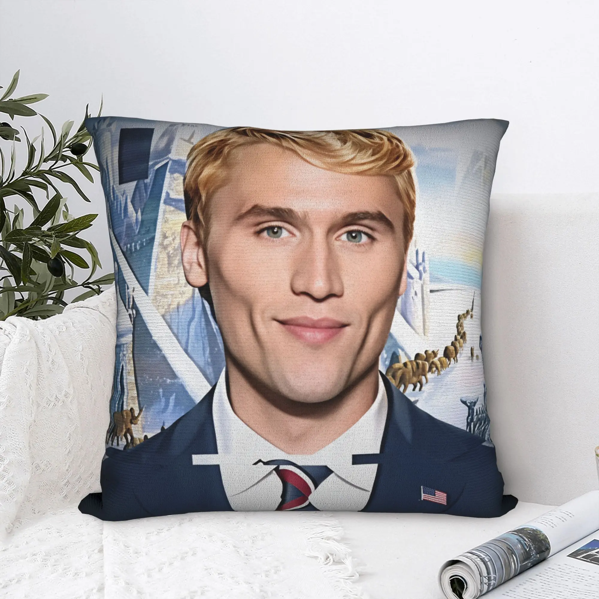 Charlie Kirk Pillow Case  Funny Pillow Cover Soft Pillowcases For Sofa Home Decoration