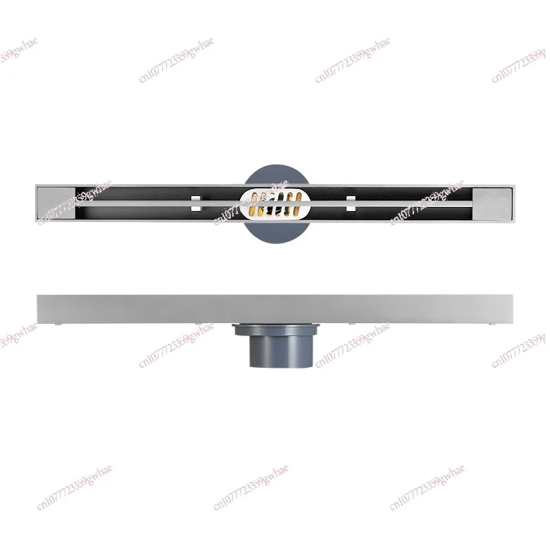 

Утолщенная нержавеющая сталь 304, матовая, очень узкая, длинная, линейный слив для пола в ванной комнате