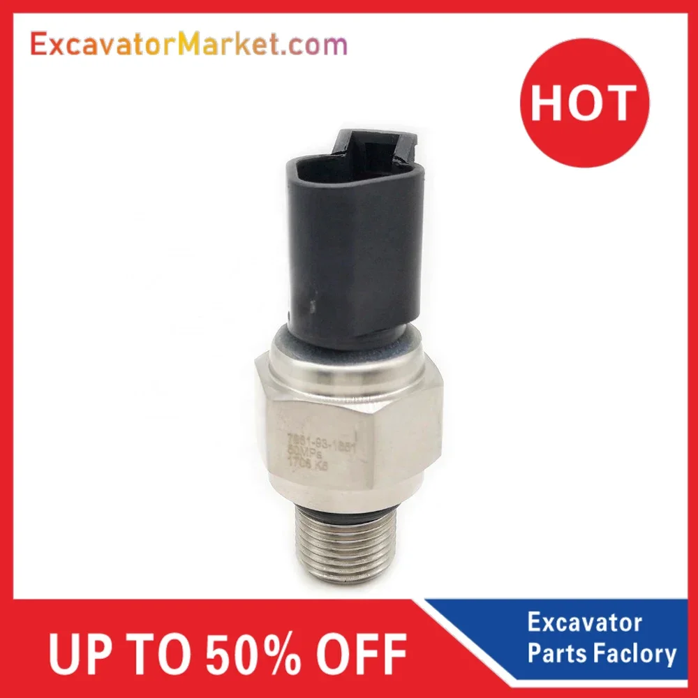 

For PC200-7 PC300-7 Excavator High Pressure Sensor 7861-93-1650 7861-93-1653 7861-93-1651