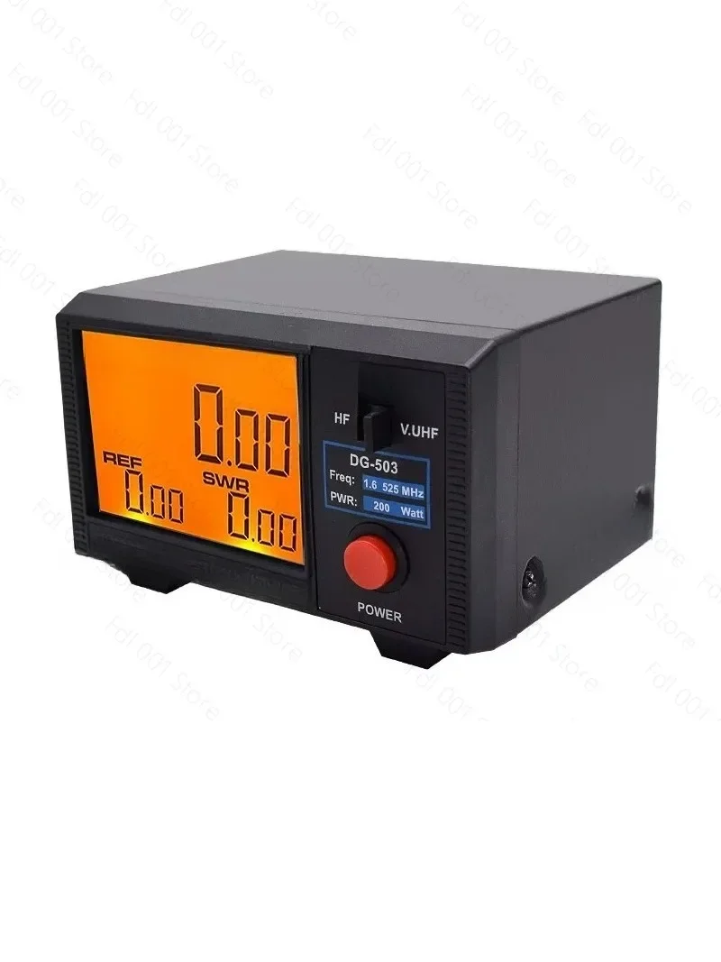 DG-503 Standing Wave Meter Measurement Short Wave UV Segment Standing Wave Power Meter Liquid Crystal Digital Display 1.6-60 MHz