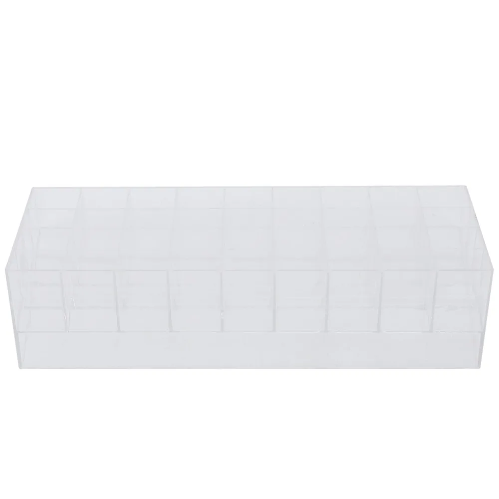 Transparent Acrylic Lipstick Organizer Stair Step Arrangement 36 Grids Makeup Brush Storage Cosmetic Display Box Home