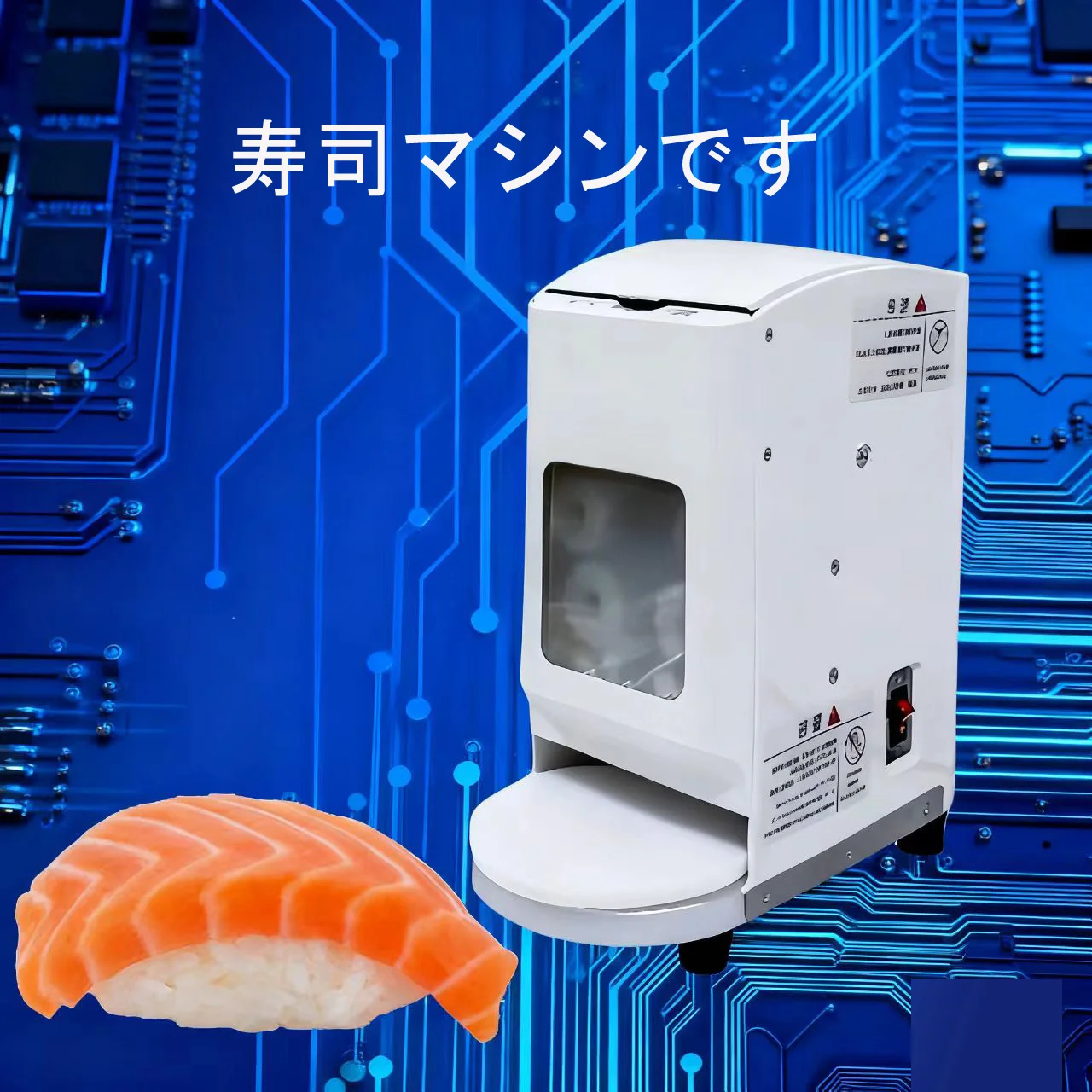 Commercial Electric Sushi Machine Automatic Rice Ball Making Machine Restaurant Use Sushi Rice Ball Maker Kitchen Equipment