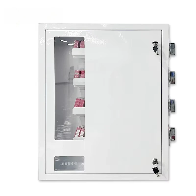 4 Selections Coin Operated Mechanical Small Vending Machine Condom Tissue Sanitary Pad Vending Machine