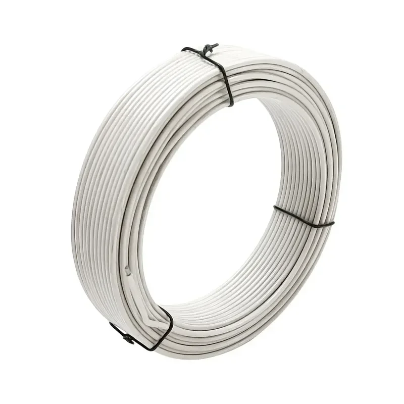 

l 1kg/coil Green/blue/black color pvc coated tie gi wire for clothesline wire