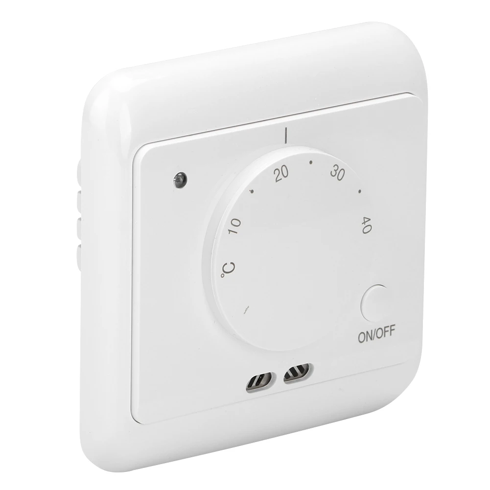 多機能電気暖房サーモスタット,温度コントローラー,5〜40 ℃ で制御,230v,16a,家庭用