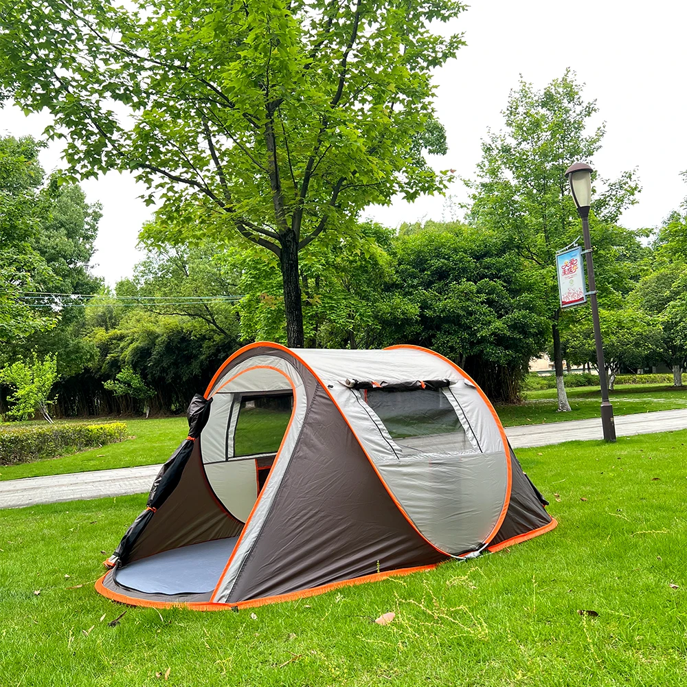 

A pop-up tent for 3-4 people, waterproof camping tent, portable outdoor tent, park tent, suitable for camping and hiking trips