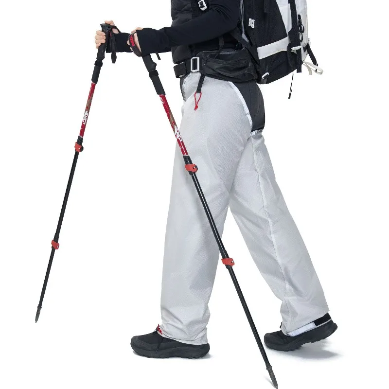 超軽量レインパンツ、70d-ポリエステル撥水パンツ、2000mm-ポータブルレインハイキング登山釣りアウトドア旅行