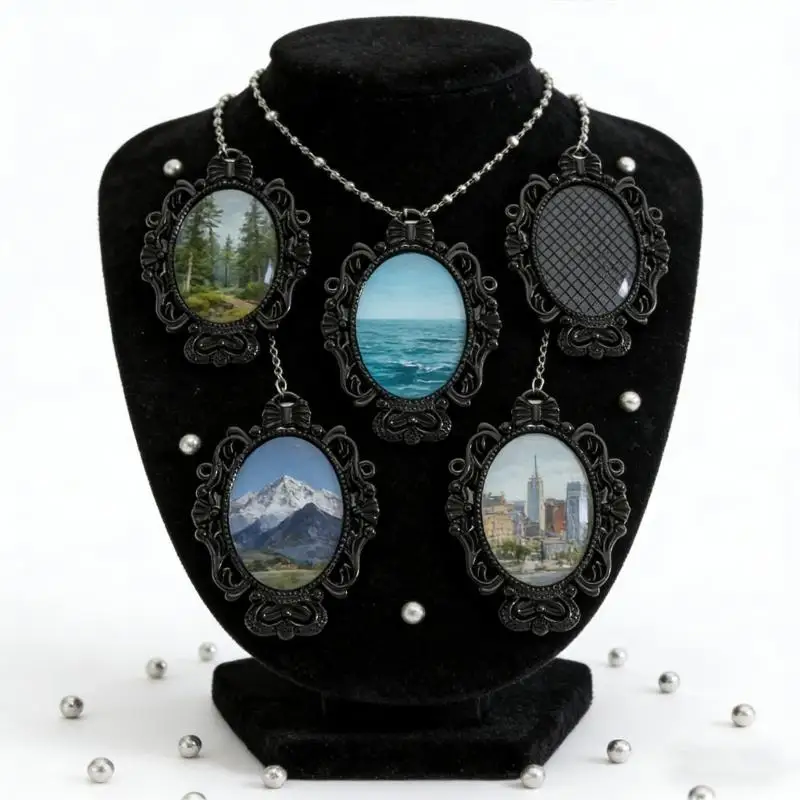 

Набор из 20 овальных держателей из 20 шт. для драгоценных камней с текстурой сплава, несколько совместимых и портативных ручной