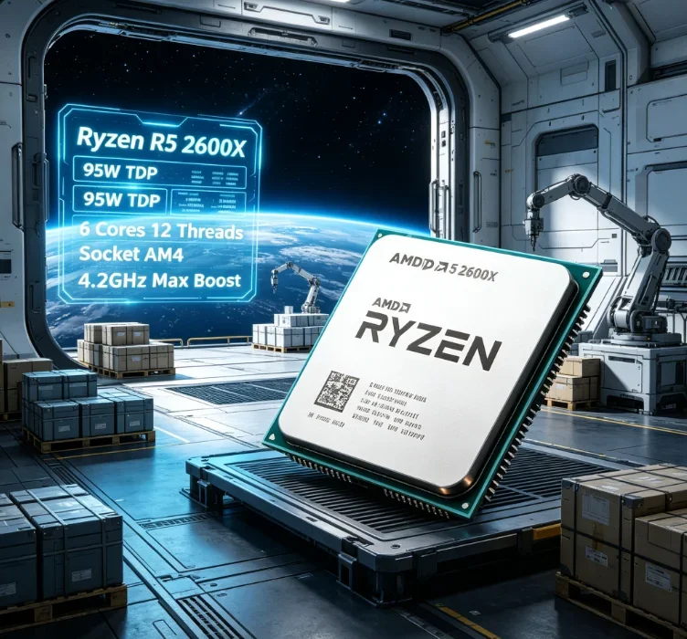Streaming Dedicated AMD 2600X 3.6GHz 6 Core 95W AM4 Genuine Multi Core Encoding Smooth Streaming No Frame Drop