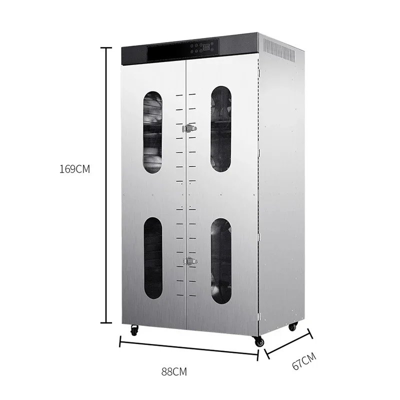 Pengering makanan buah Lychee Longan mangga bebek buah, Pengering udara komersial jamur obat ikan sapi