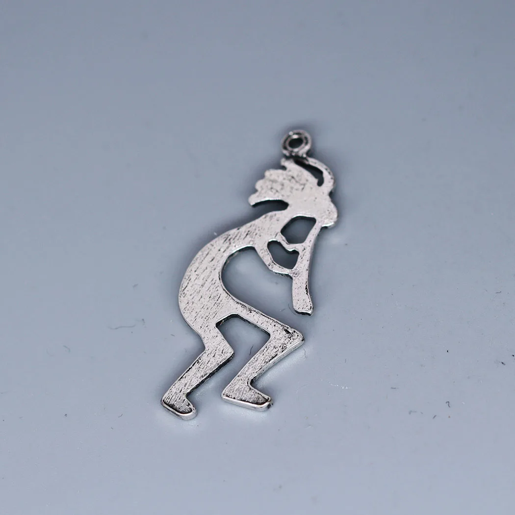 3Pcs/lot Viking Kokopelli Fertility Deity Charm Pendant For DIY Necklace Handmade Jewelry Making