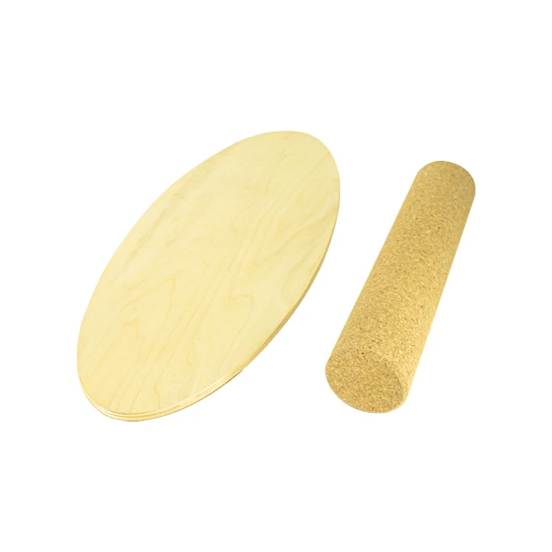 

Окрашенная деревянная балансировочная доска с пробковым столом, тренажер против усталости