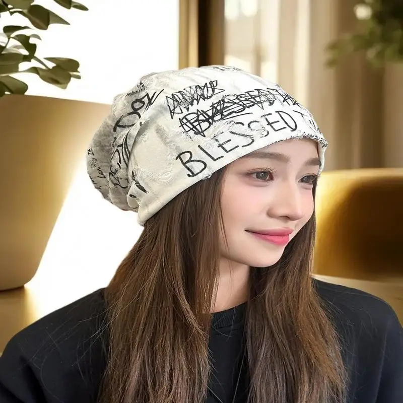 New Fashion Hip Hop Beanies Hats For Men Women Spring Summer Thin Unisex Streetwear Loose Style Hats